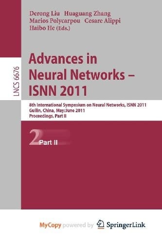 Advances in Neural Networks -- ISNN 2011: 8th International Symposium on Neural Networks, ISNN 2011, Guilin, China, May 29--June 1, 2011, Proceedings, Part II