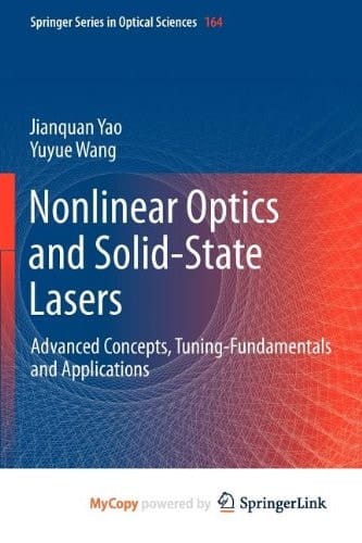Nonlinear Optics and Solid-State Lasers Advanced Concepts, Tuning-Fundamentals and Applications