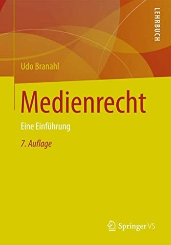 Medienrecht Eine Einführung