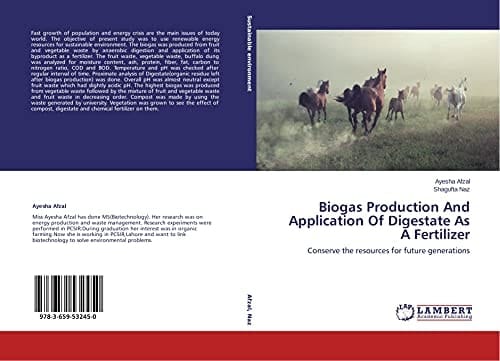 Biogas Production And Application Of Digestate As A Fertilizer Conserve the Resources for Future Generations