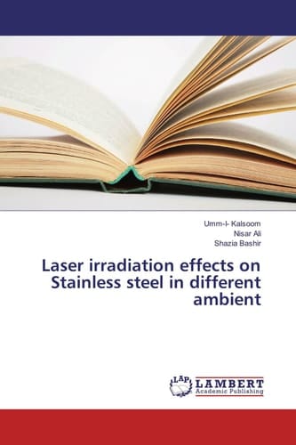 Laser Irradiation Effects on Stainless Steel in Different Ambient