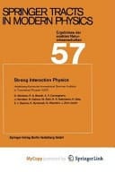 Strong Interaction Physics Heidelberg-Karlsruhe International Summer Institute in Theoretical Physics (1970)