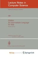 Diana. an Intermediate Language for ADA