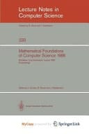 Mathematical Foundations of Computer Science 1986 12th Symposium held at Bratislava, Czechoslovakia, August 25-29, 1986. Proceedings