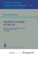 Machine Learning Ecml-93
