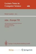 ADA-Europe '93 12th ADA-Europe International Conference, ADA Sans Frontieres, Paris, France, June 14-18, 1993. Proceedings