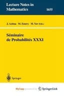 Seminaire de Probabilites XXXI