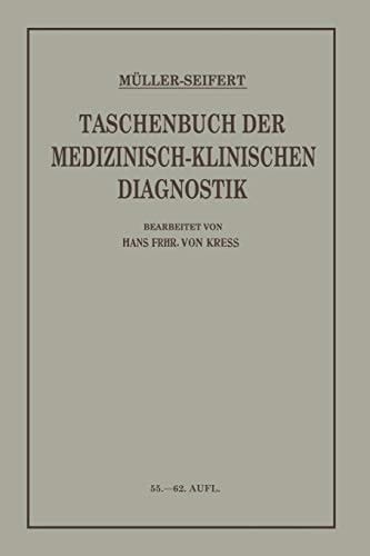 Taschenbuch der Medizinisch Klinischen Diagnostik