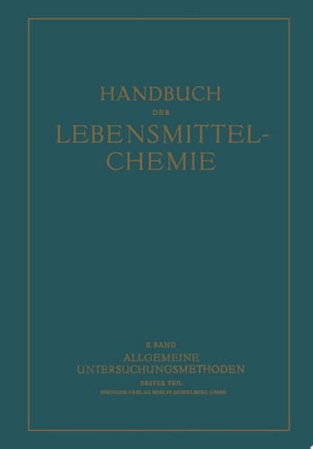 Allgemeine Untersuchungsmethoden Erster Teil Physikalische Methoden