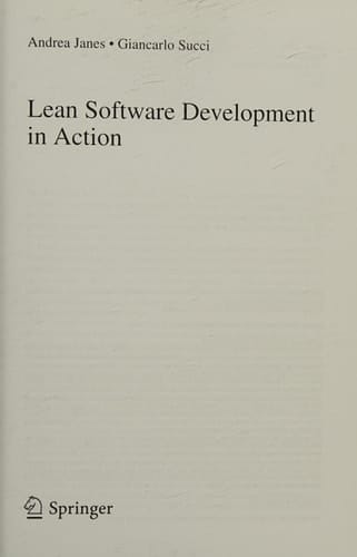 Lean Software Development in Action