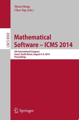 Mathematical Software -- ICMS 2014