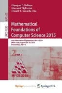 Mathematical Foundations of Computer Science 2015 40th International Symposium, MFCS 2015, Milan, Italy, August 24-28, 2015, Proceedings, Part II