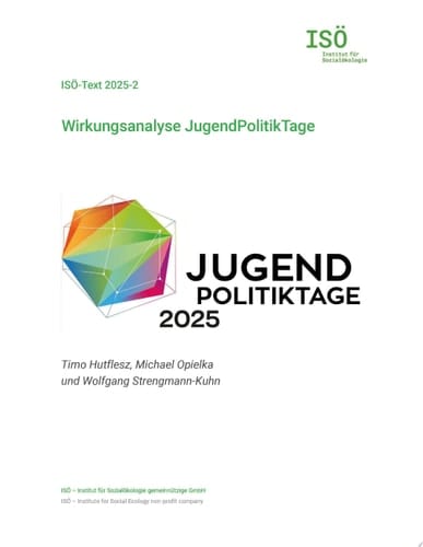 Wirkungsanalyse JugendPolitikTage Evaluation der JugendPolitikTage 2025