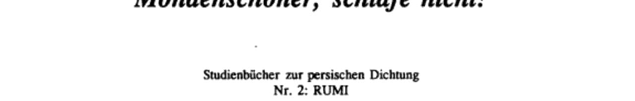 Mondenschöner, schlafe nicht! 102 mystische Vierzeiler