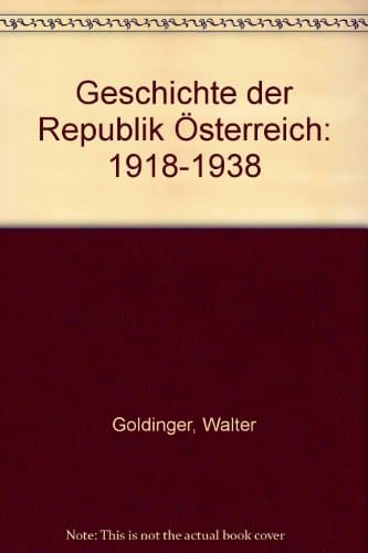 Geschichte der Republik Österreich 1918-1938