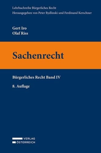 Sachenrecht Bürgerliches Recht Band IV