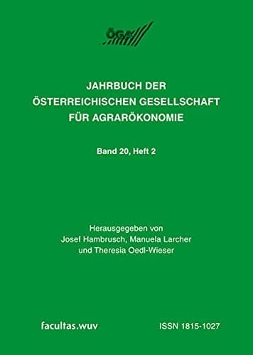 Beiträge der 20. ÖGA-Jahrestagung, die zum Generalthema "Land- und Ernährungswissenschaft 2020" an der Universität für Bodenkultur Wien am 23. und 24. September 2010 abgehalten wurde. 2 (2011)