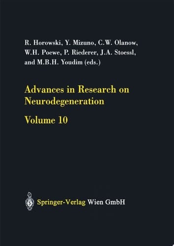Advances in Research on Neurodegeneration Volume 10
