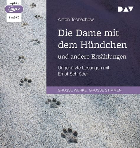 Die Dame mit dem Hündchen und andere Erzählungen Ungekürzte Lesungen mit Ernst Schröder (1 mp3-CD)
