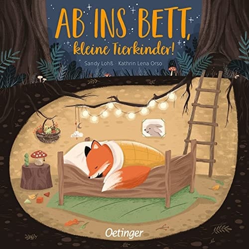 Ab ins Bett, kleine Tierkinder!