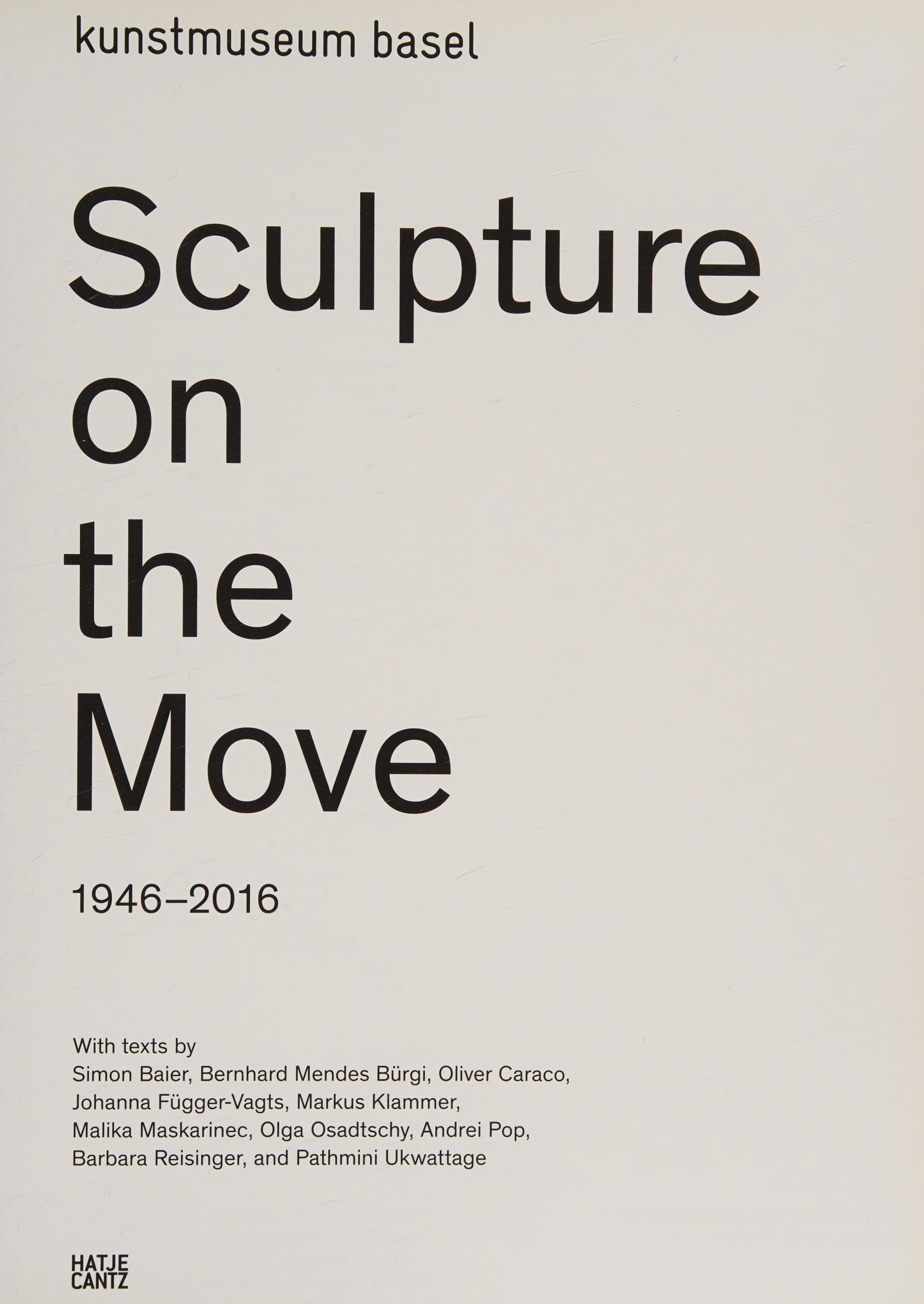Sculpture on the Move 1946-2016