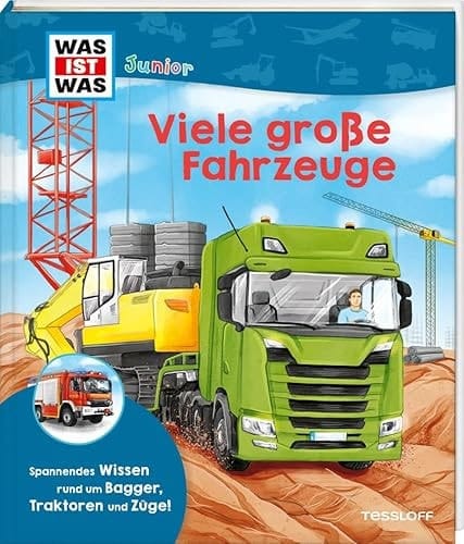Viele große Fahrzeuge