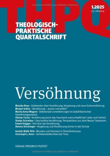 Versöhnung - Theologisch-praktische Quartalschrift 1/2025