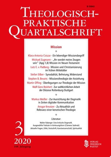 Mission Theologisch-praktische Quartalschrift 3/2020