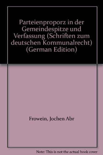 Parteienproporz in der Gemeindespitze und Verfassung