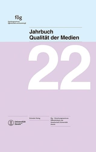 Jahrbuch Qualität der Medien 2022