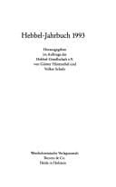 Hebbel-Jahrbuch 1993