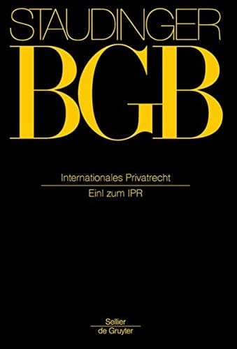 Internationales Privatrecht Einleitung Zum IPR