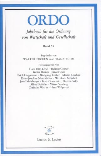 ORDO, Band 54 Jahrbuch für die Ordnung von Wirtschaft und Gesellschaft