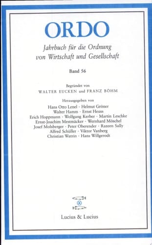 ORDO, Band 55 Jahrbuch für die Ordnung von Wirtschaft und Gesellschaft