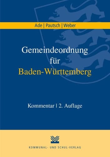 Gemeindeordnung für Baden-Württemberg Kommentar