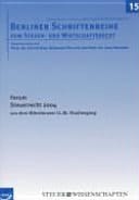 Forum Steuerrecht 2004 aus dem Münsteraner LL.M.-Studiengang