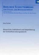 Steuerliche Liebhaberei und Subjektbezug der Einkünfteerzielungsabsicht