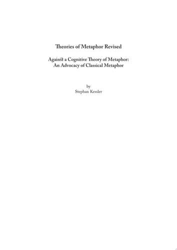 Theories of Metaphor Revised