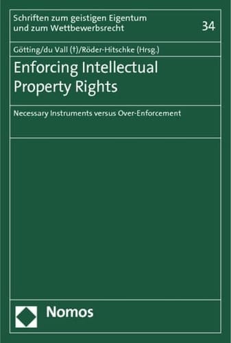 Enforcing Intellectual Property Rights Necessary Instruments Versus Over-enforcement