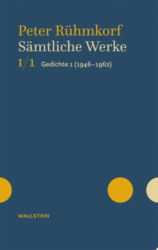 Sämtliche Werke Gedichte 1 (1946-1962)