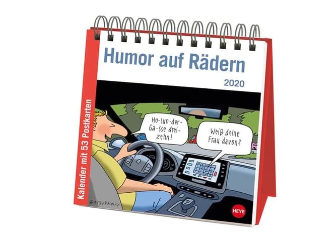 Butschkow Humor auf Rädern Premium-Postkartenkalender Kalender 2020