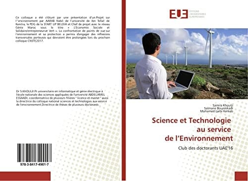 Science et Technologie au service de l¿Environnement Club des doctorants UAE'16
