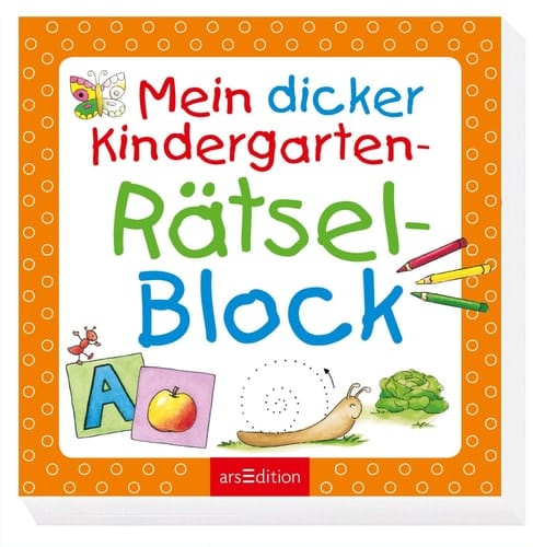 Mein dicker Kindergarten-Rätsel-Block