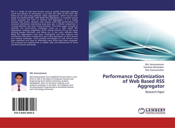Performance Optimization of Web Based RSS Aggregator Research Paper