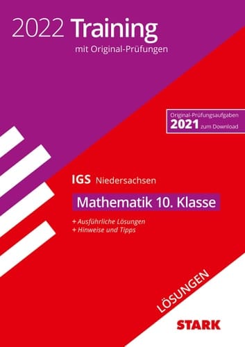 Mathematik 10. Klasse IGS Niedersachsen Lösungen