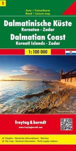 Costa dalmata 1:100.000