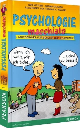 Psychologie macchiato Cartoonkurs für Schüler und Studenten