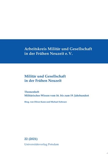 Militärisches Wissen vom 16. bis zum 19. Jahrhundert Militär und Gesellschaft in der Frühen Neuzeit
