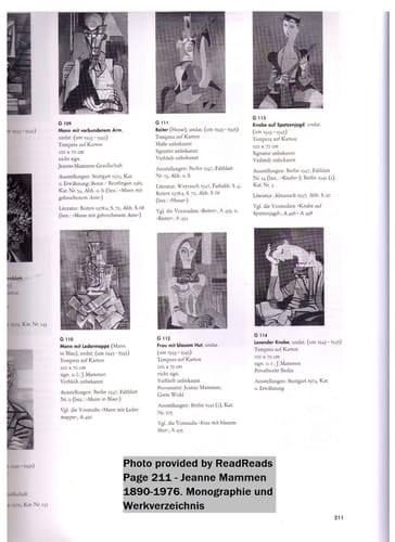 Jeanne Mammen, 1890-1976 Monographie und Werkverzeichnis