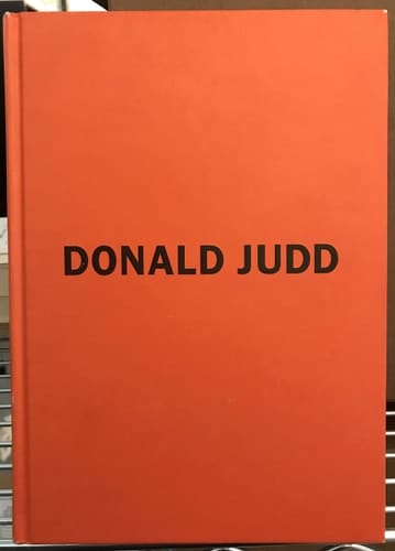 Donald Judd 1955-1968